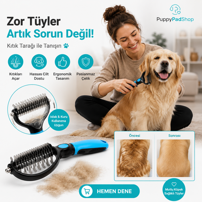 Tüy Toplayıcı/Dolanmış Tüy Açıcı Tarak