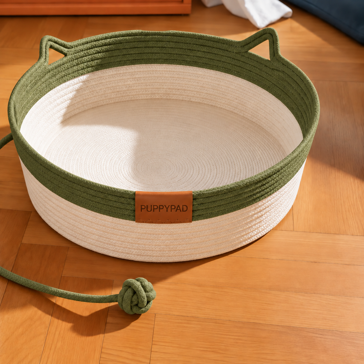 PuppyBed Ekru–Haki